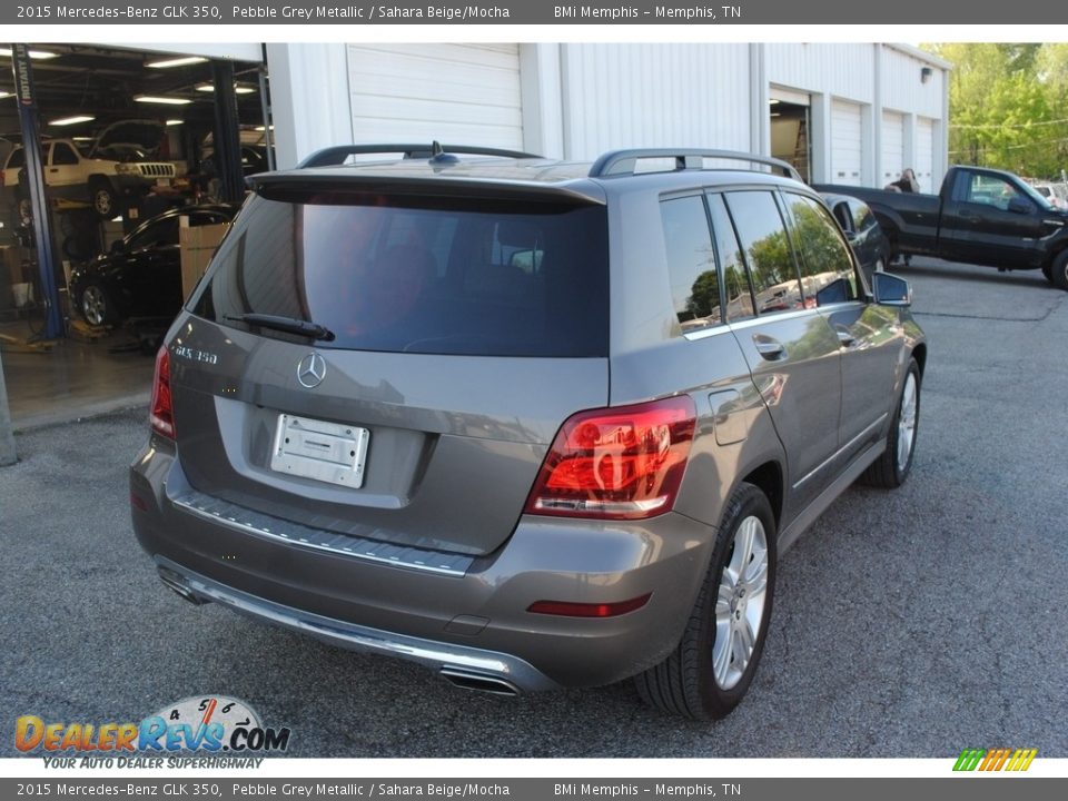 2015 Mercedes-Benz GLK 350 Pebble Grey Metallic / Sahara Beige/Mocha Photo #5