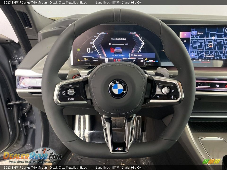 2023 BMW 7 Series 740i Sedan Steering Wheel Photo #14
