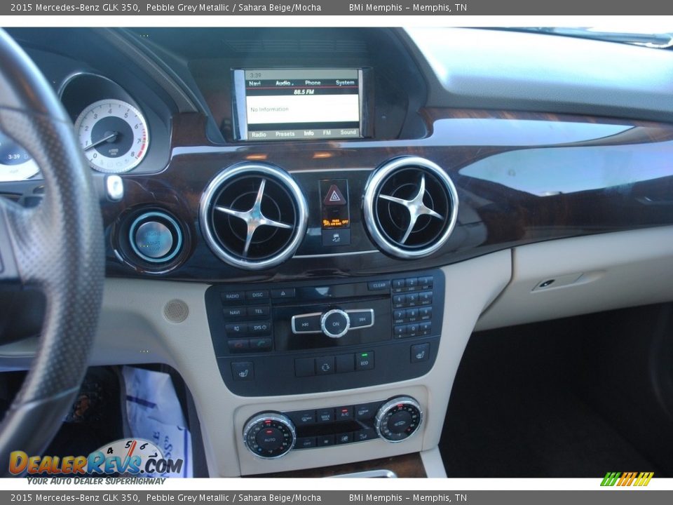 2015 Mercedes-Benz GLK 350 Pebble Grey Metallic / Sahara Beige/Mocha Photo #16