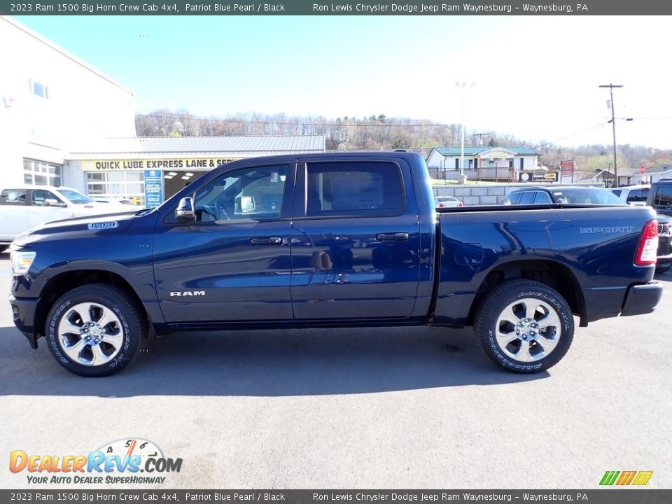 2023 Ram 1500 Big Horn Crew Cab 4x4 Patriot Blue Pearl / Black Photo #2