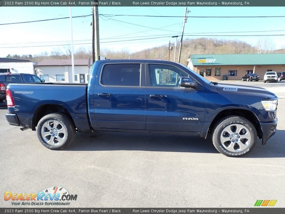 2023 Ram 1500 Big Horn Crew Cab 4x4 Patriot Blue Pearl / Black Photo #7