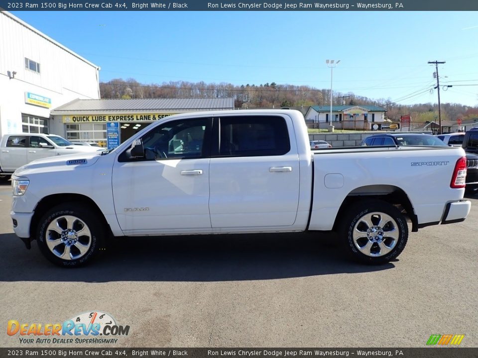 2023 Ram 1500 Big Horn Crew Cab 4x4 Bright White / Black Photo #2