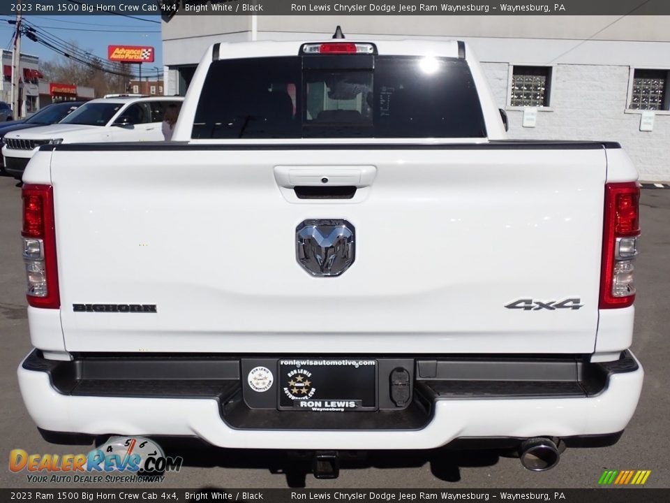 2023 Ram 1500 Big Horn Crew Cab 4x4 Bright White / Black Photo #4