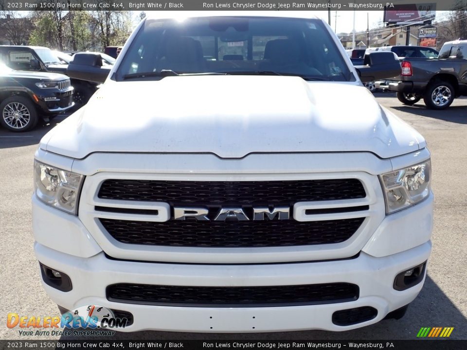 2023 Ram 1500 Big Horn Crew Cab 4x4 Bright White / Black Photo #9