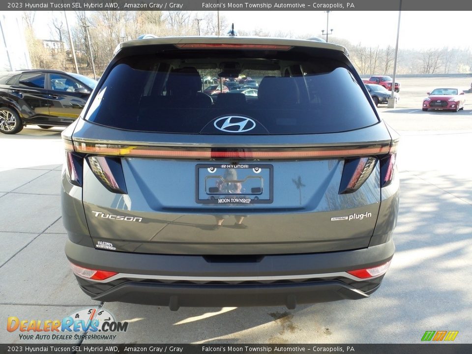 2023 Hyundai Tucson SEL Hybrid AWD Amazon Gray / Gray Photo #3