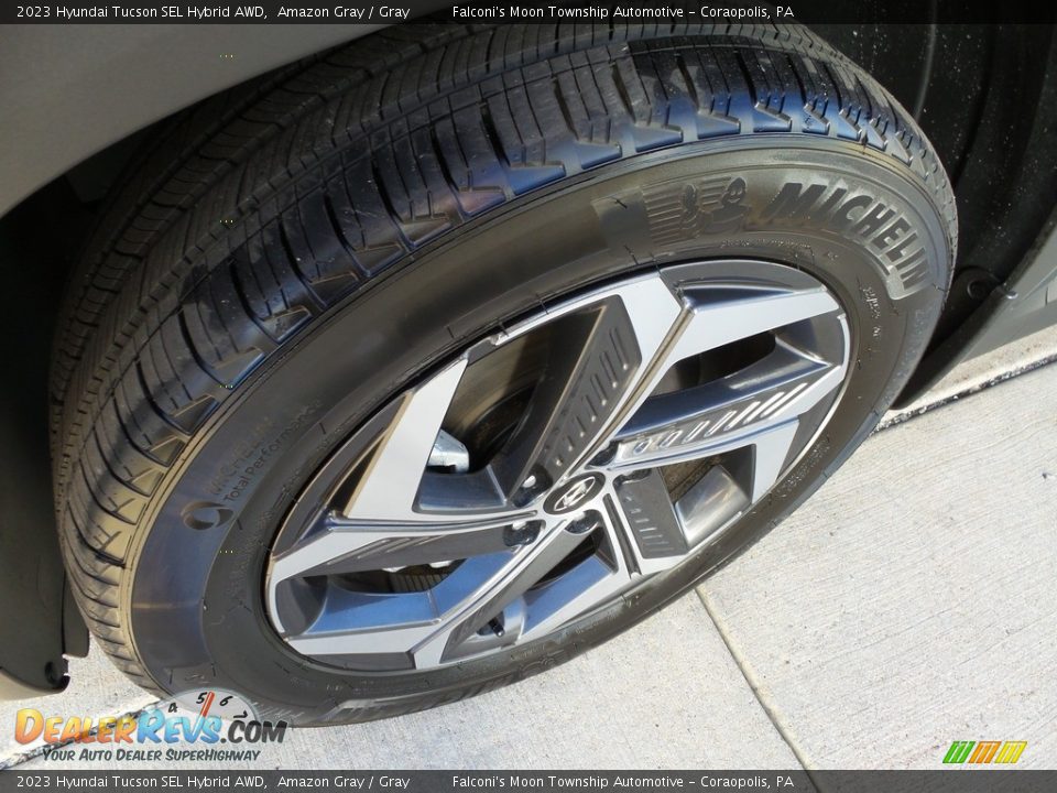 2023 Hyundai Tucson SEL Hybrid AWD Amazon Gray / Gray Photo #9