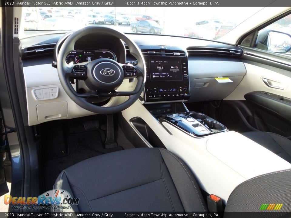 Dashboard of 2023 Hyundai Tucson SEL Hybrid AWD Photo #12