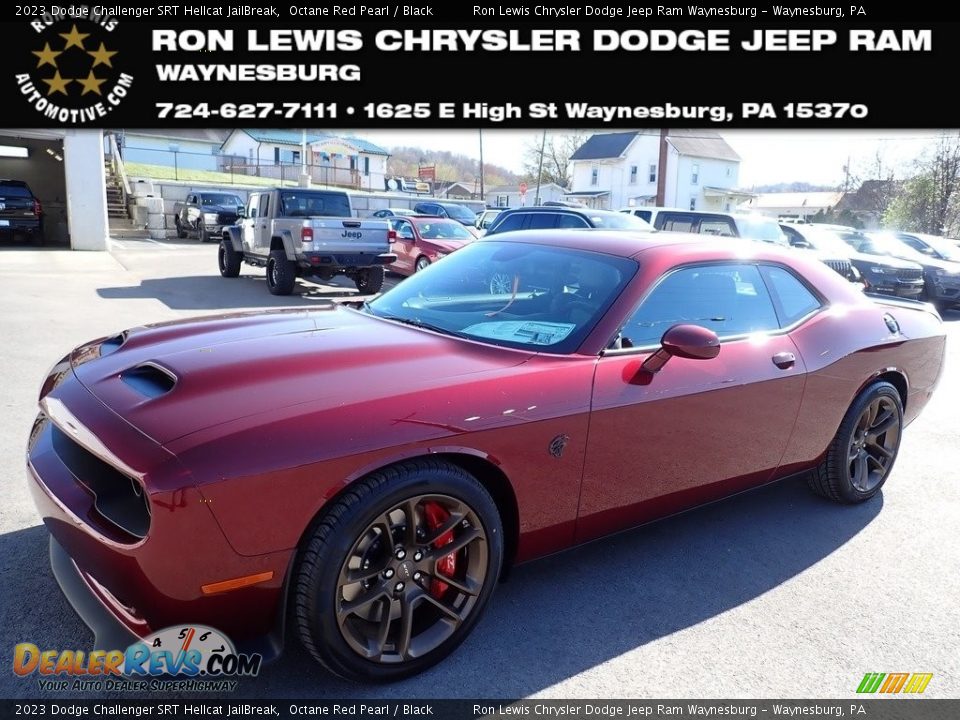 2023 Dodge Challenger SRT Hellcat JailBreak Octane Red Pearl / Black Photo #1