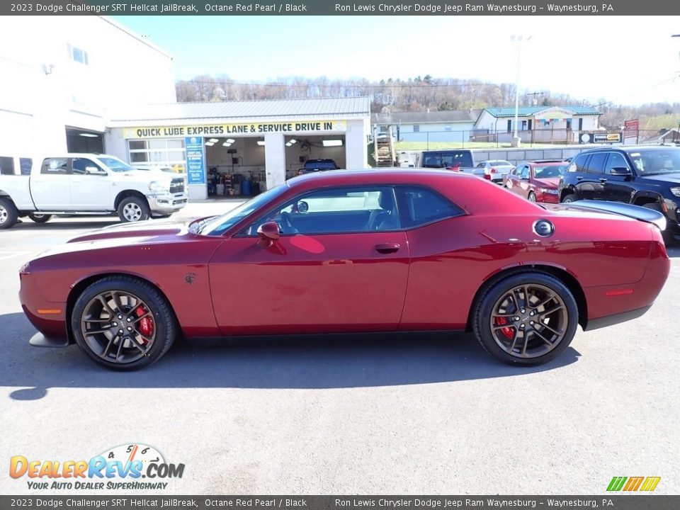 Octane Red Pearl 2023 Dodge Challenger SRT Hellcat JailBreak Photo #2