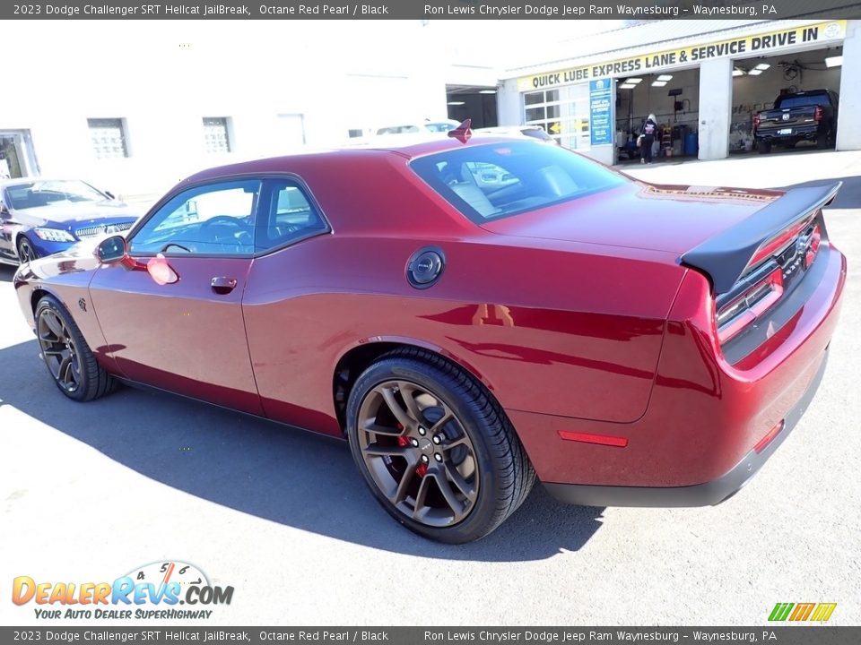 2023 Dodge Challenger SRT Hellcat JailBreak Octane Red Pearl / Black Photo #3