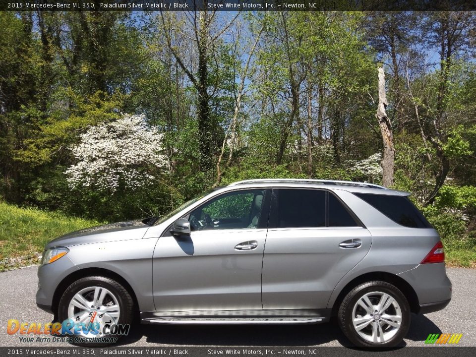 Paladium Silver Metallic 2015 Mercedes-Benz ML 350 Photo #1