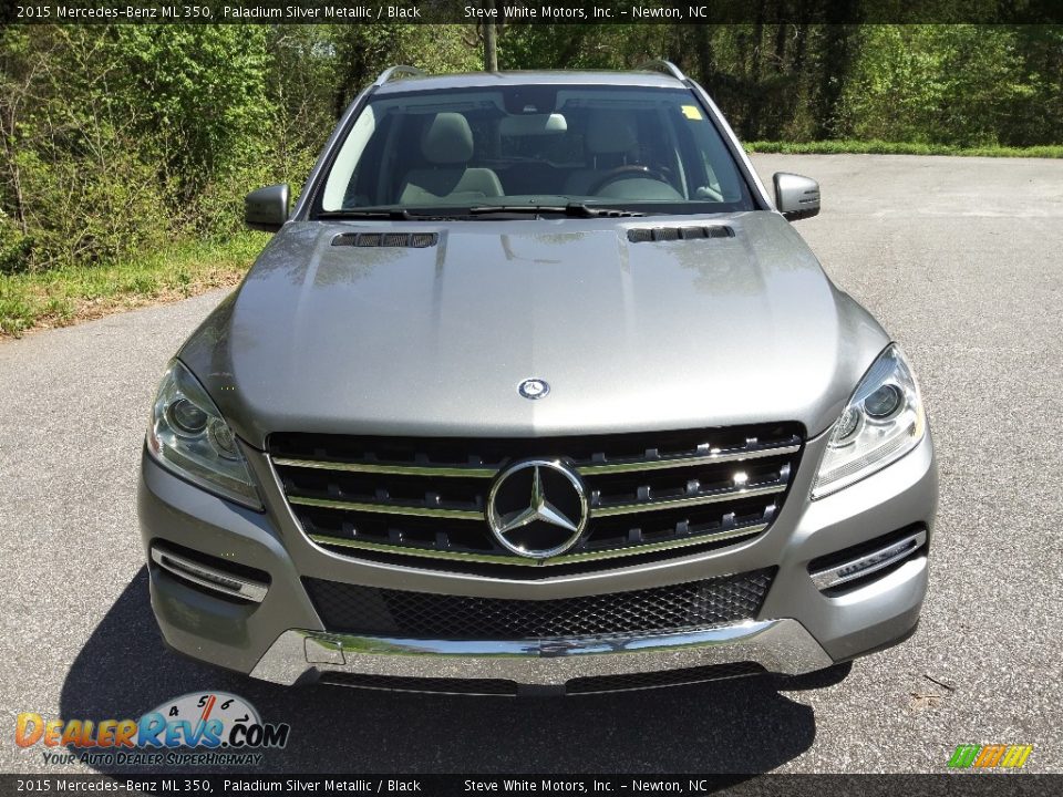 2015 Mercedes-Benz ML 350 Paladium Silver Metallic / Black Photo #3