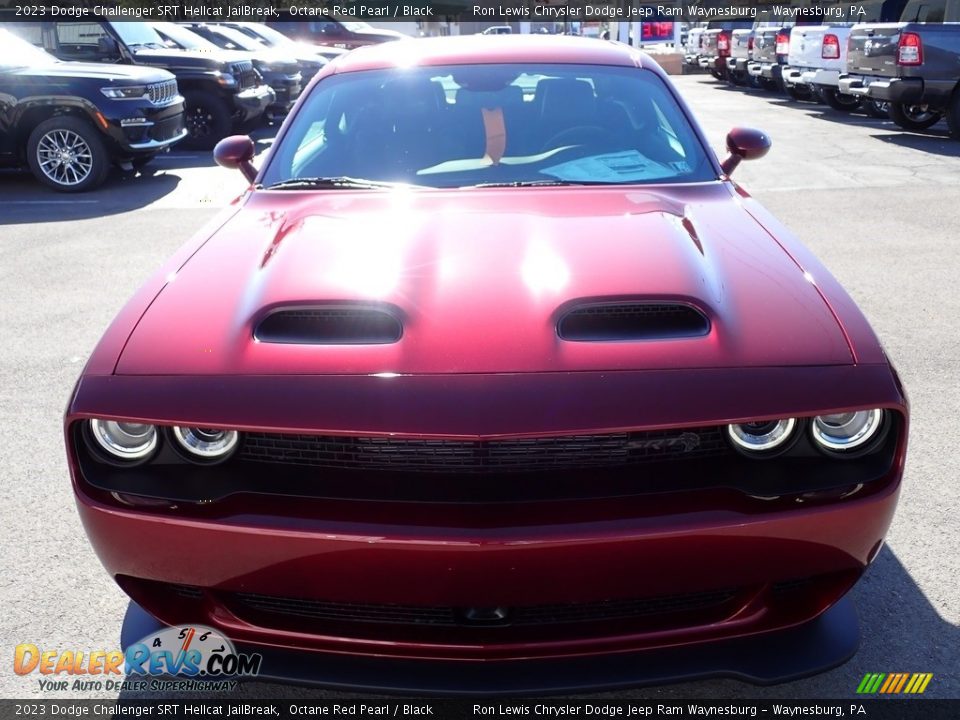 2023 Dodge Challenger SRT Hellcat JailBreak Octane Red Pearl / Black Photo #9