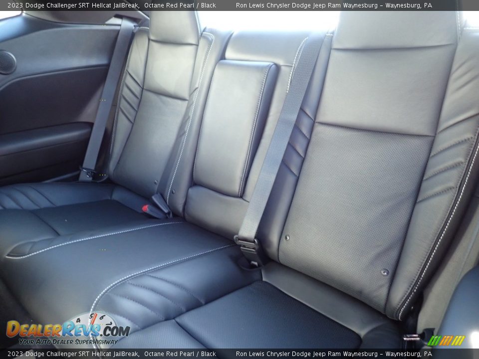 Rear Seat of 2023 Dodge Challenger SRT Hellcat JailBreak Photo #12