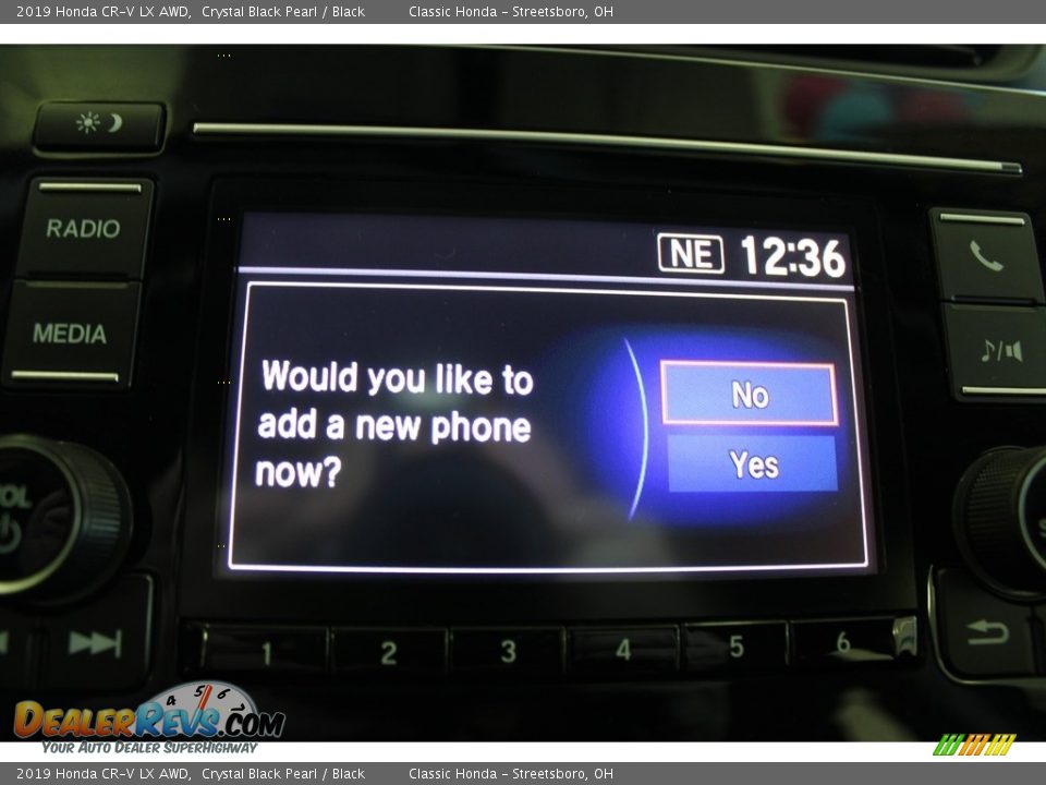 2019 Honda CR-V LX AWD Crystal Black Pearl / Black Photo #35