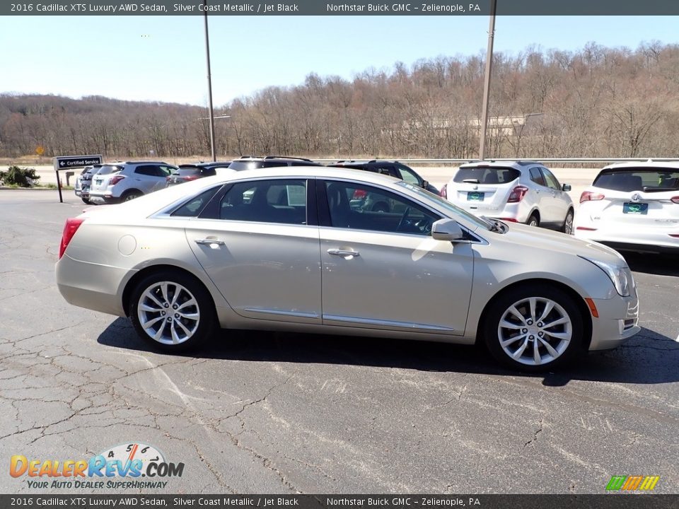 2016 Cadillac XTS Luxury AWD Sedan Silver Coast Metallic / Jet Black Photo #8