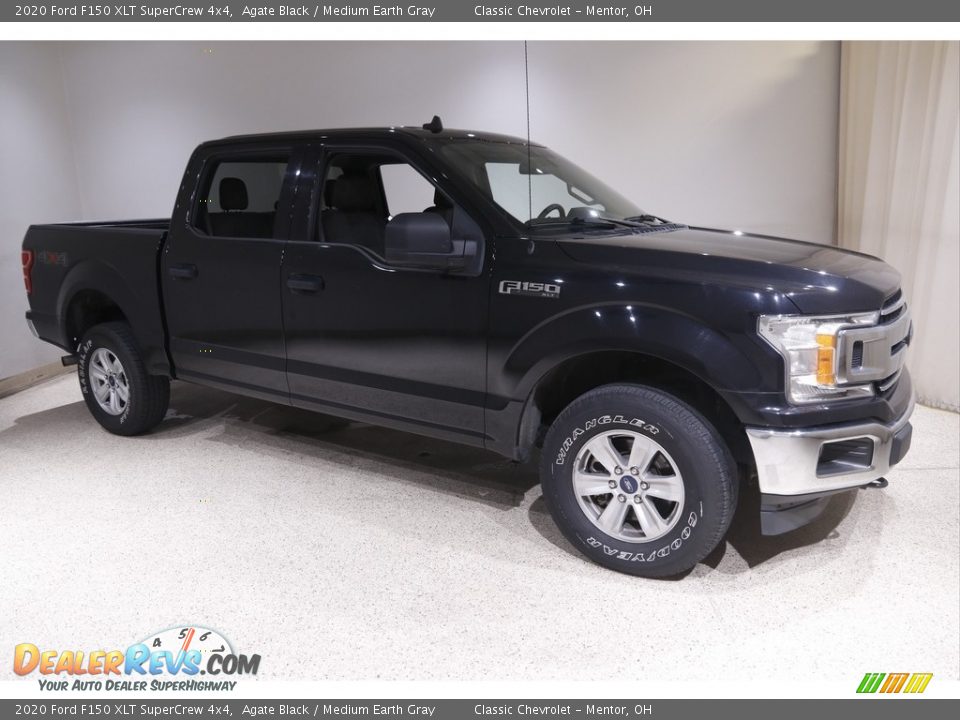 2020 Ford F150 XLT SuperCrew 4x4 Agate Black / Medium Earth Gray Photo #1