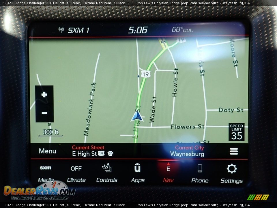 Navigation of 2023 Dodge Challenger SRT Hellcat JailBreak Photo #18