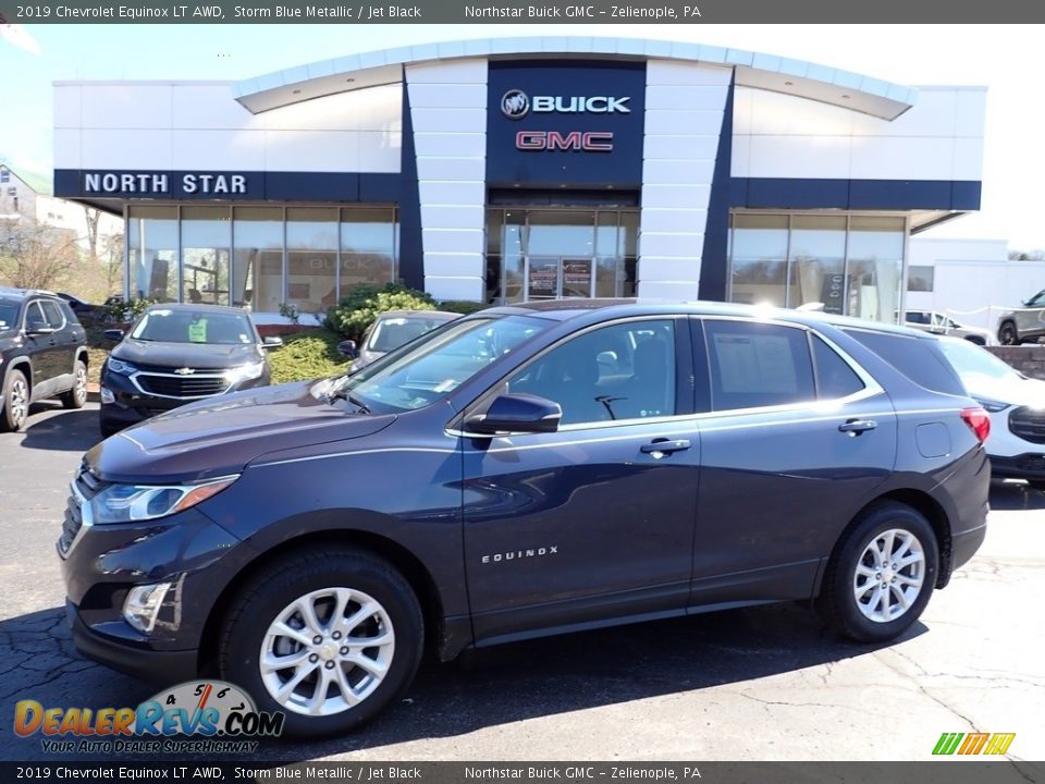 2019 Chevrolet Equinox LT AWD Storm Blue Metallic / Jet Black Photo #1