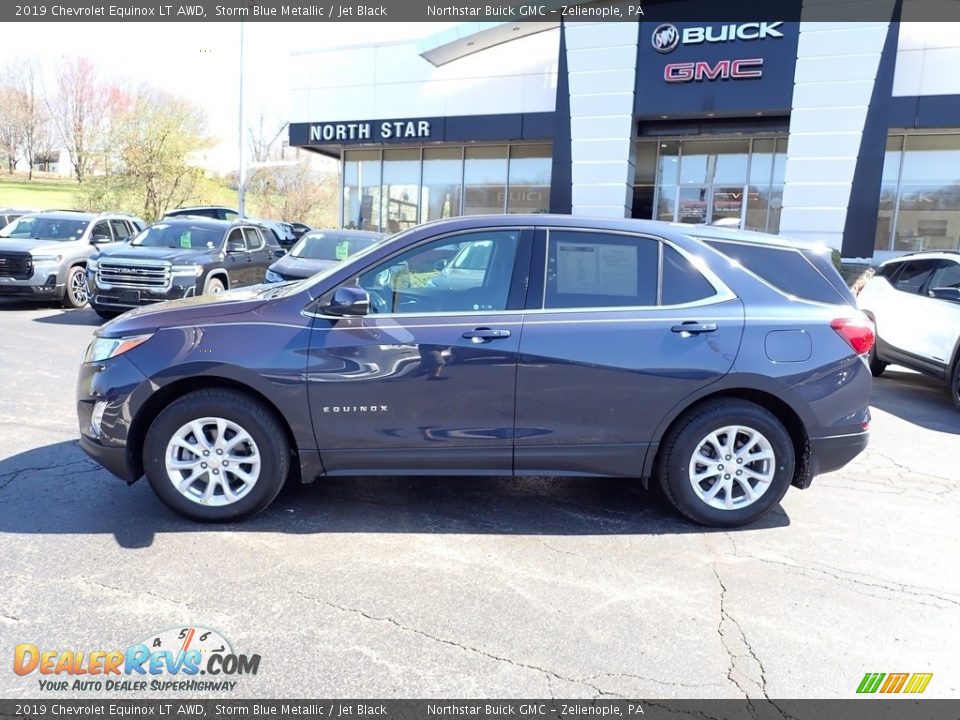 2019 Chevrolet Equinox LT AWD Storm Blue Metallic / Jet Black Photo #2