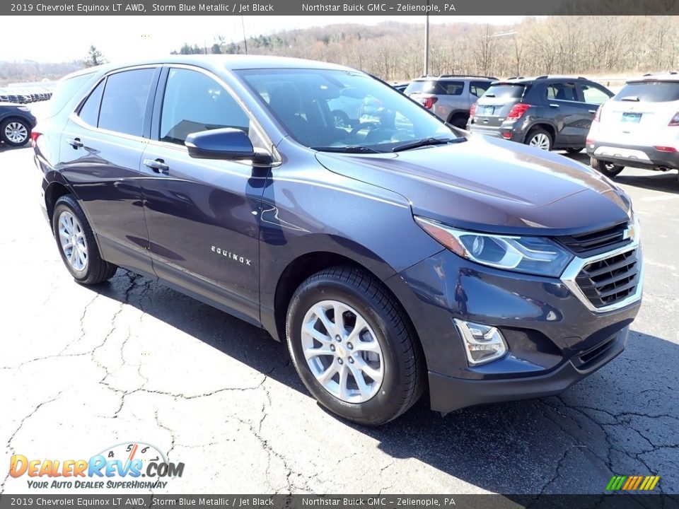2019 Chevrolet Equinox LT AWD Storm Blue Metallic / Jet Black Photo #9