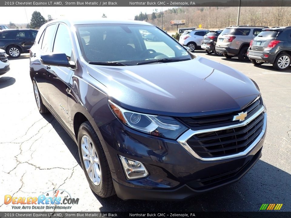2019 Chevrolet Equinox LT AWD Storm Blue Metallic / Jet Black Photo #10