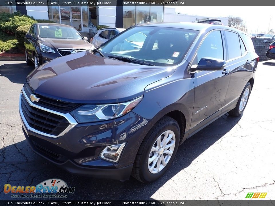 2019 Chevrolet Equinox LT AWD Storm Blue Metallic / Jet Black Photo #12