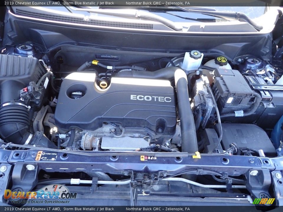 2019 Chevrolet Equinox LT AWD Storm Blue Metallic / Jet Black Photo #14