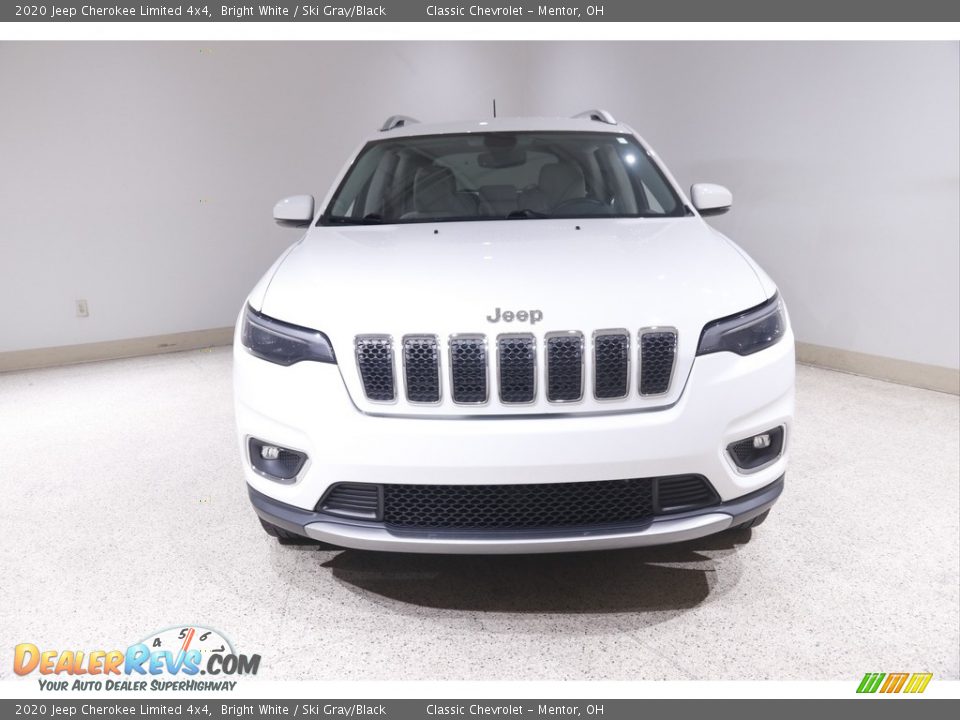 2020 Jeep Cherokee Limited 4x4 Bright White / Ski Gray/Black Photo #2