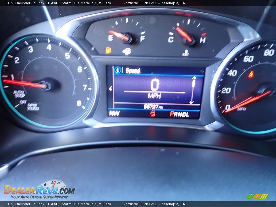 2019 Chevrolet Equinox LT AWD Storm Blue Metallic / Jet Black Photo #23