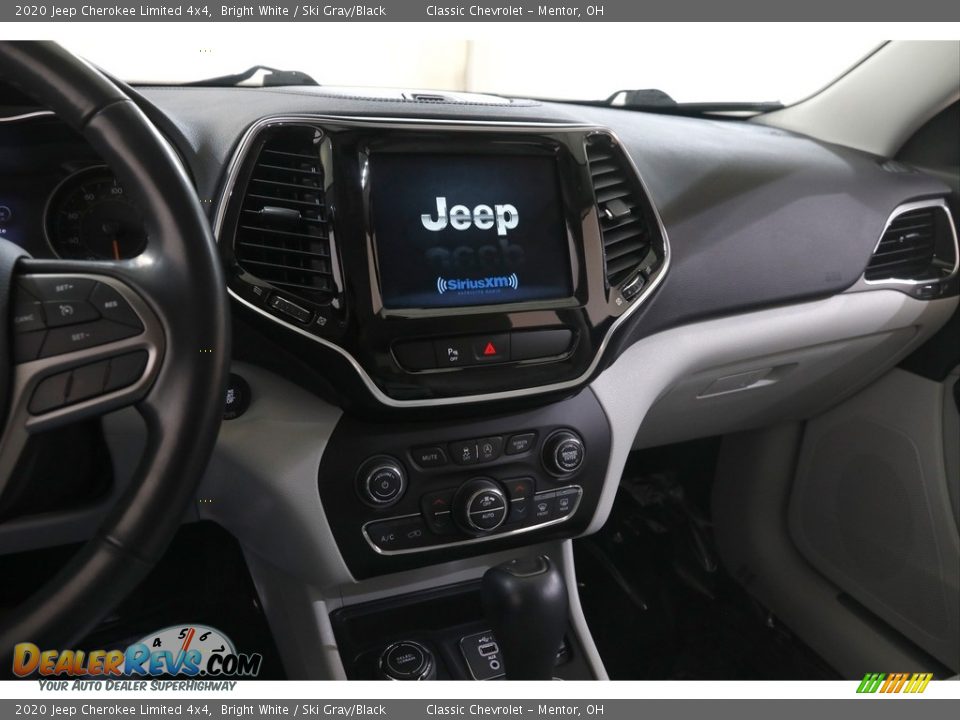 2020 Jeep Cherokee Limited 4x4 Bright White / Ski Gray/Black Photo #9