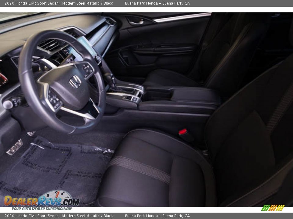 2020 Honda Civic Sport Sedan Modern Steel Metallic / Black Photo #3