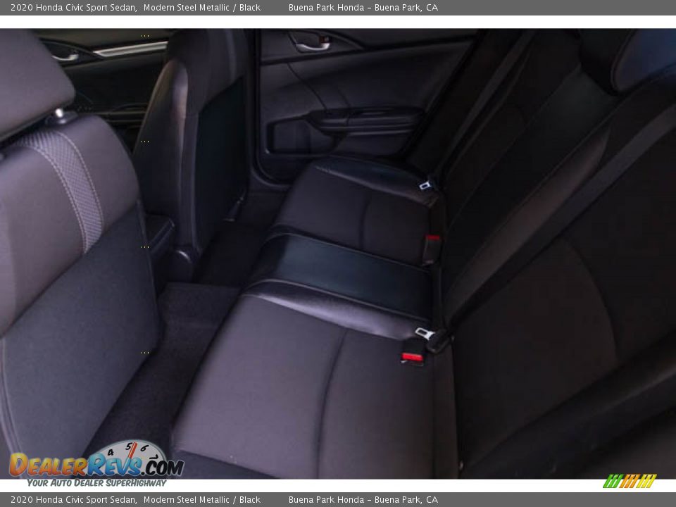 2020 Honda Civic Sport Sedan Modern Steel Metallic / Black Photo #4