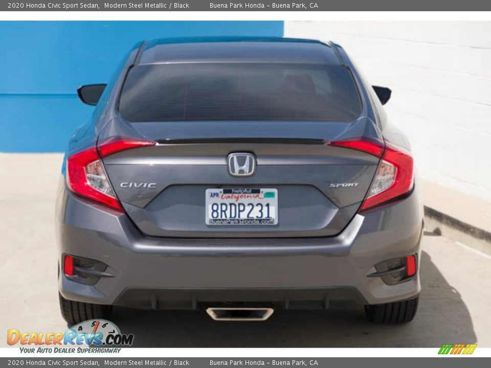 2020 Honda Civic Sport Sedan Modern Steel Metallic / Black Photo #9