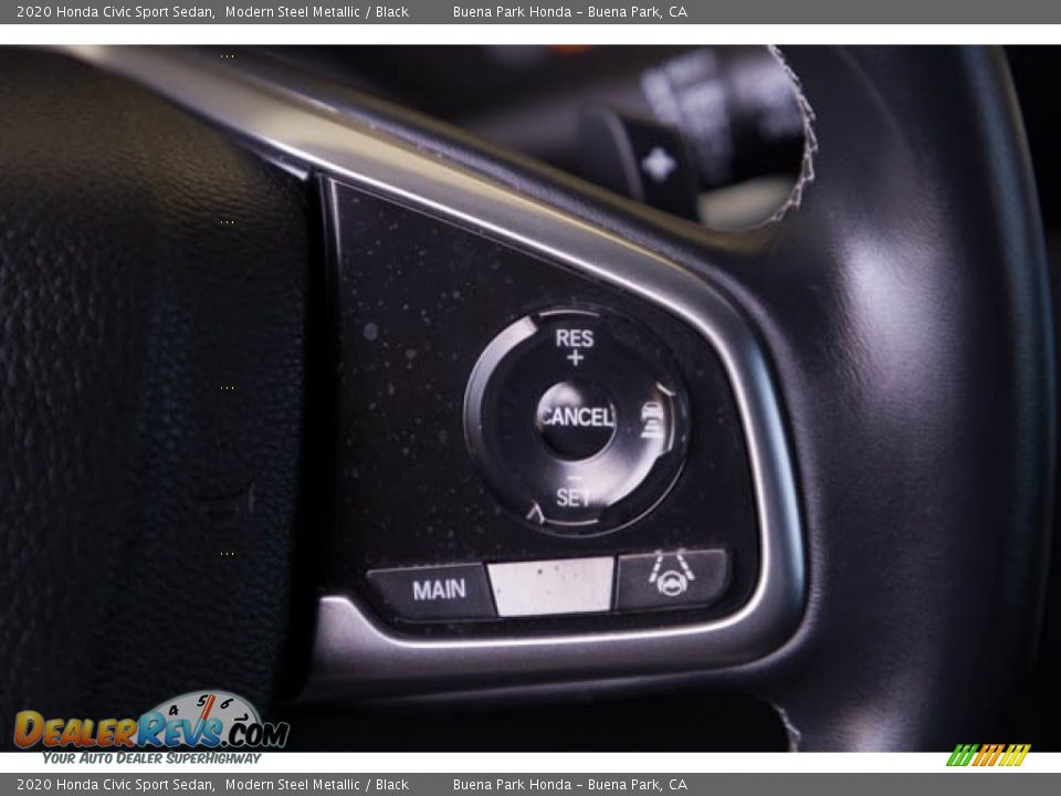 2020 Honda Civic Sport Sedan Modern Steel Metallic / Black Photo #15