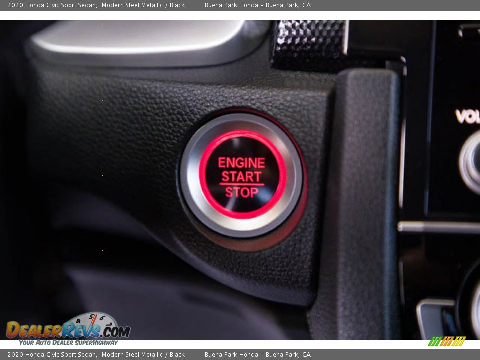 2020 Honda Civic Sport Sedan Modern Steel Metallic / Black Photo #16