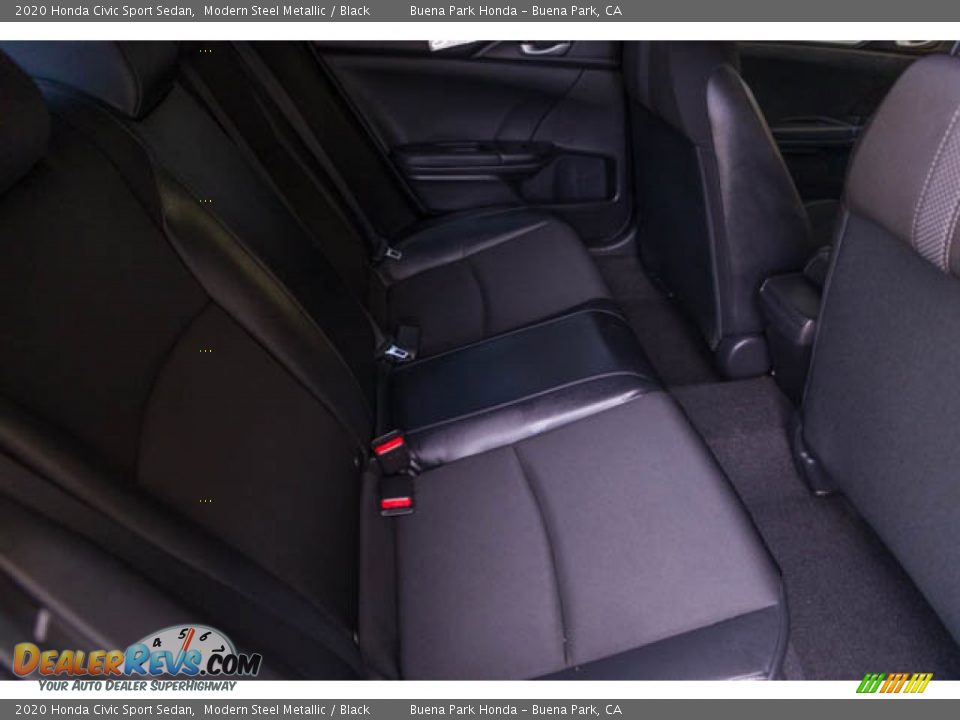 2020 Honda Civic Sport Sedan Modern Steel Metallic / Black Photo #19