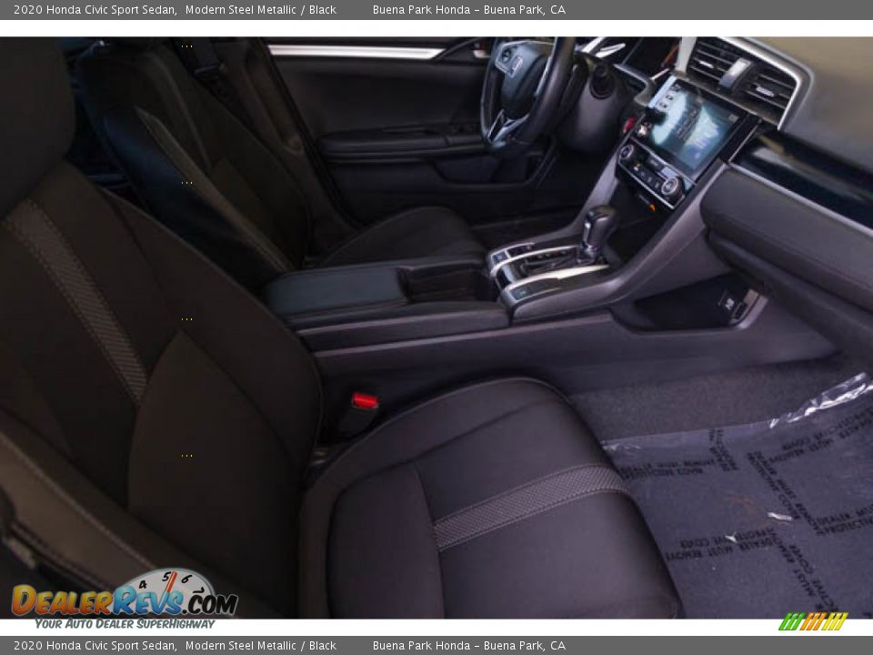 2020 Honda Civic Sport Sedan Modern Steel Metallic / Black Photo #21