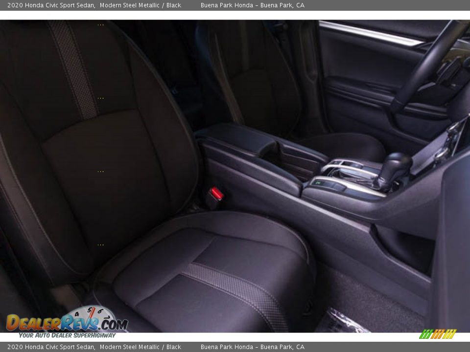 2020 Honda Civic Sport Sedan Modern Steel Metallic / Black Photo #23
