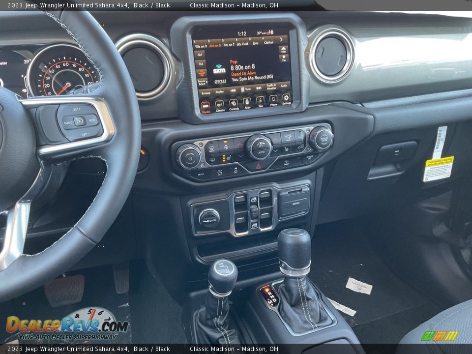 2023 Jeep Wrangler Unlimited Sahara 4x4 Black / Black Photo #6