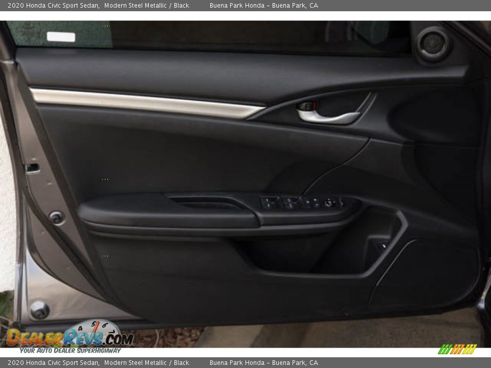 2020 Honda Civic Sport Sedan Modern Steel Metallic / Black Photo #27