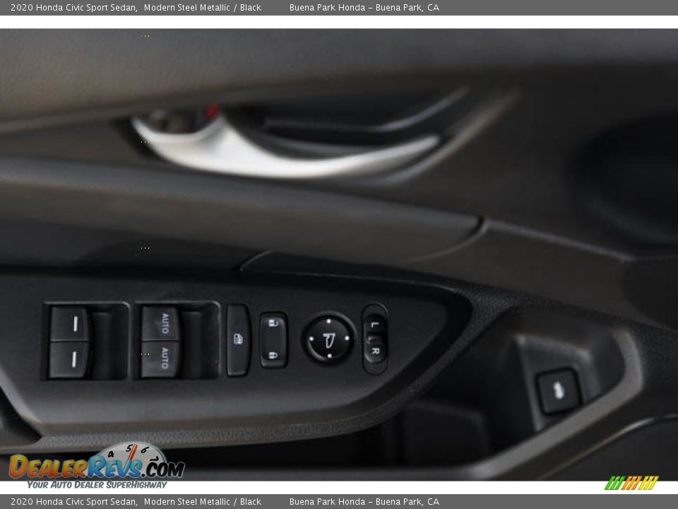 2020 Honda Civic Sport Sedan Modern Steel Metallic / Black Photo #28