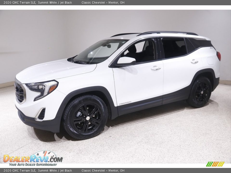 2020 GMC Terrain SLE Summit White / Jet Black Photo #3