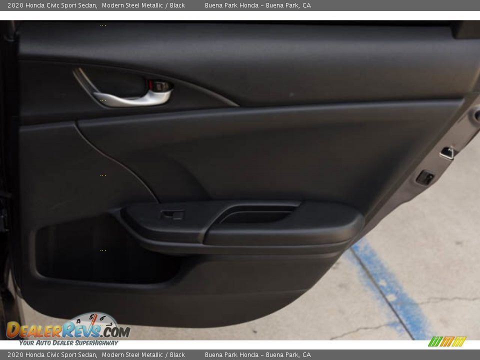 2020 Honda Civic Sport Sedan Modern Steel Metallic / Black Photo #31