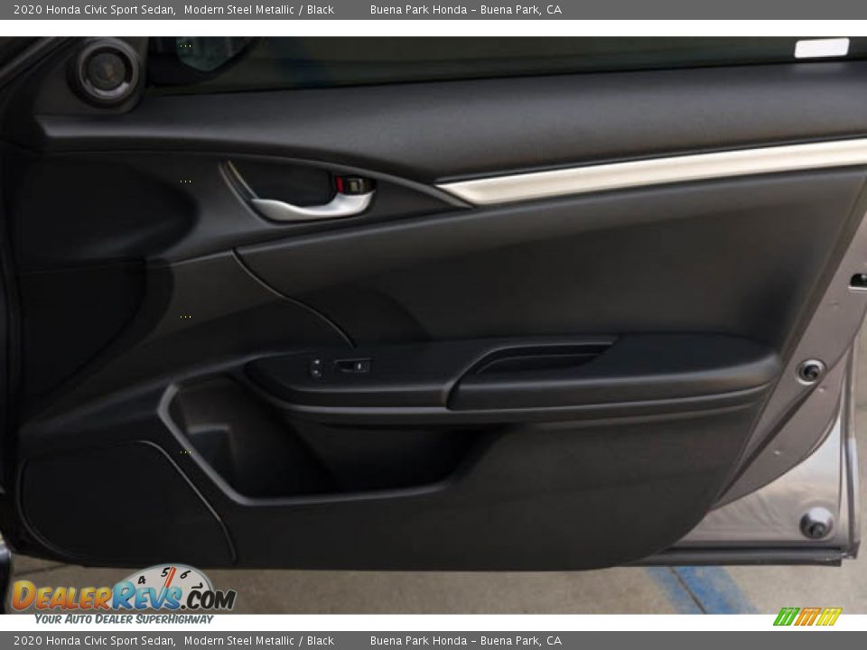 2020 Honda Civic Sport Sedan Modern Steel Metallic / Black Photo #32