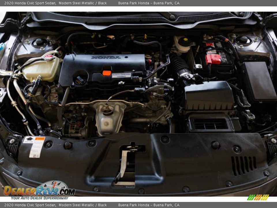 2020 Honda Civic Sport Sedan Modern Steel Metallic / Black Photo #33