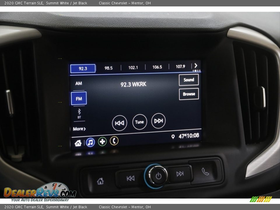 2020 GMC Terrain SLE Summit White / Jet Black Photo #10