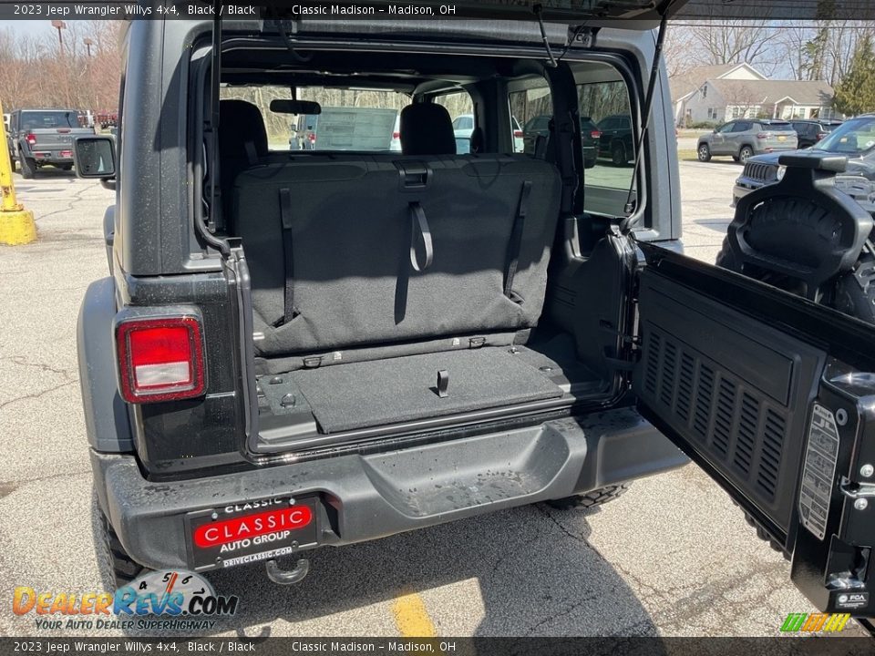 2023 Jeep Wrangler Willys 4x4 Black / Black Photo #11
