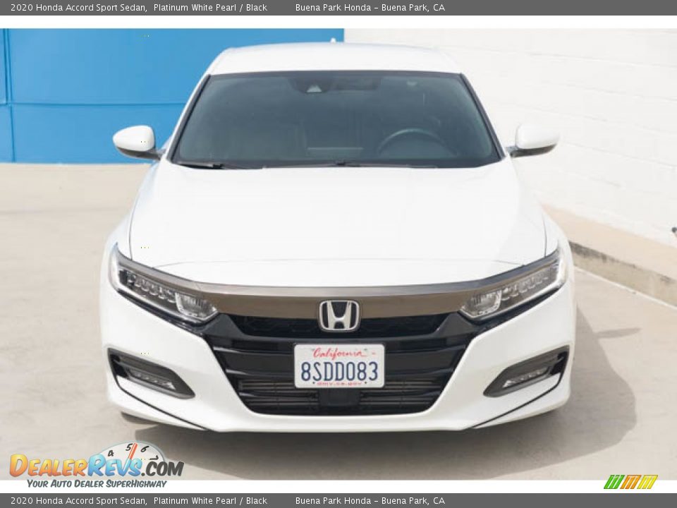 2020 Honda Accord Sport Sedan Platinum White Pearl / Black Photo #7