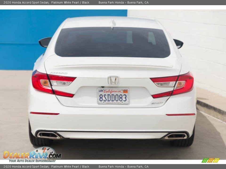 2020 Honda Accord Sport Sedan Platinum White Pearl / Black Photo #9
